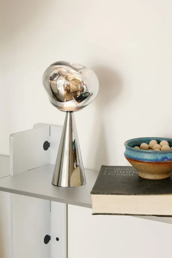 Tom Dixon Außenbeleuchtung | Tischlampen^Melt LED-Tischleuchte, tragbar, Silber