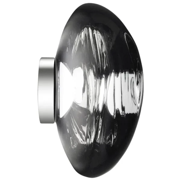 New Works Wandleuchten-Tom Dixon Melt Surface LED-Wandleuchte, Chrom