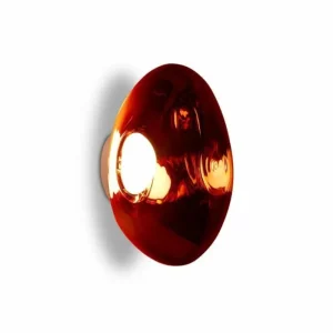 Tom Dixon Wandleuchten-Melt Surface LED-Wandleuchte, Kupfer