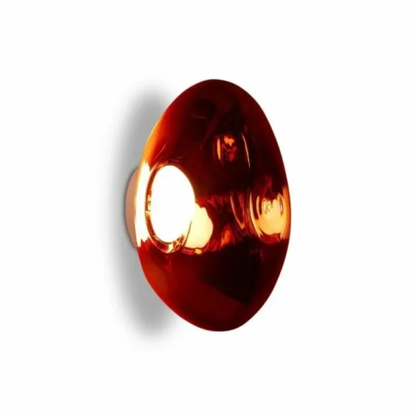 Tom Dixon Wandleuchten-Melt Surface LED-Wandleuchte, Kupfer