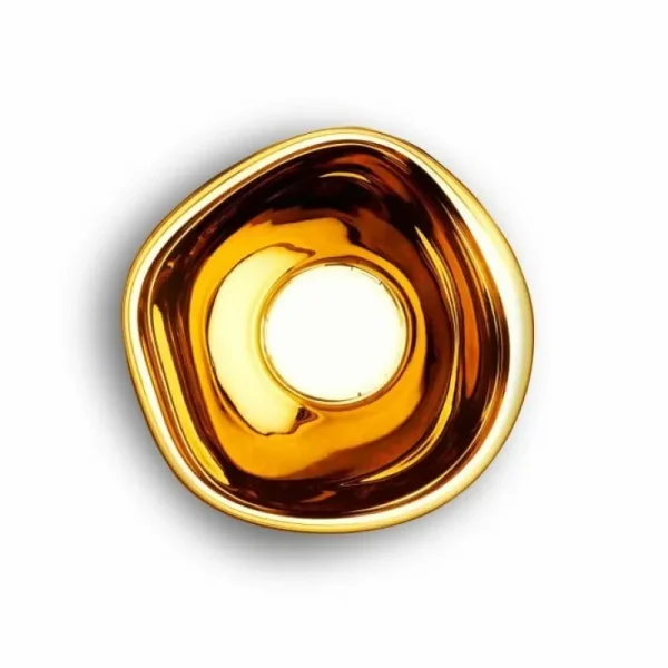 Frama Wandleuchten-Tom Dixon Melt Surface LED-Wandleuchte, Gold