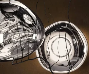 Tom Dixon Wandleuchten-Melt Surface LED-Wandleuchte, Kupfer
