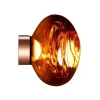 Nuura Wandleuchten-Tom Dixon Melt Surface Mini LED-Wandleuchte, Kupfer
