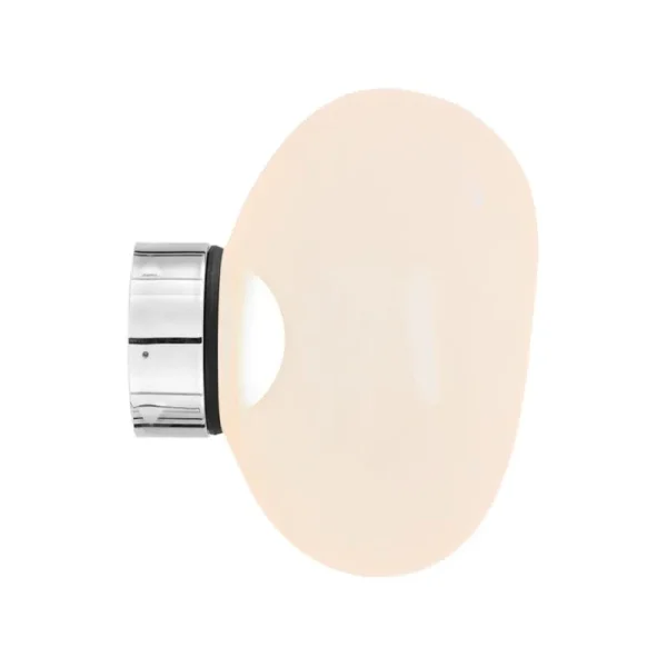 Secto Design Wandleuchten-Tom Dixon Melt Surface Mini LED Wandleuchte, Opal - Silber