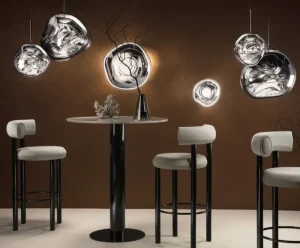 Nuura Wandleuchten-Tom Dixon Melt Surface Mini LED-Wandleuchte, Gold