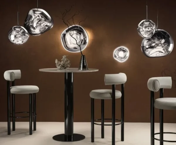 Nuura Wandleuchten-Tom Dixon Melt Surface Mini LED-Wandleuchte, Gold