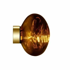 Nuura Wandleuchten-Tom Dixon Melt Surface Mini LED-Wandleuchte, Gold