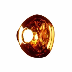 Nuura Wandleuchten-Tom Dixon Melt Surface Mini LED-Wandleuchte, Kupfer