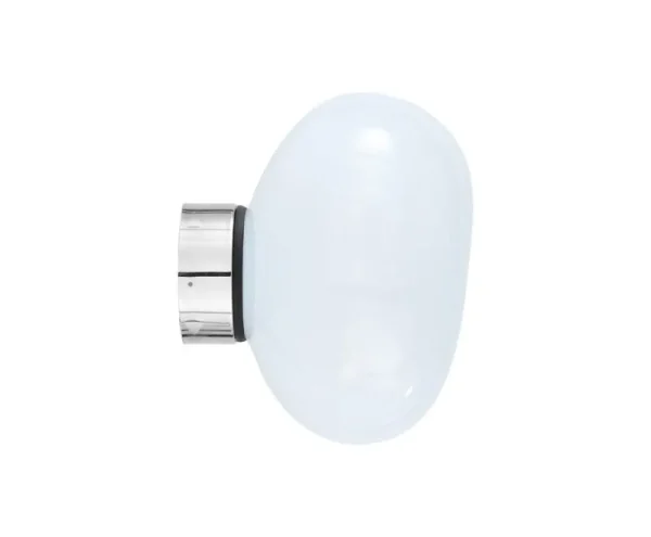 Secto Design Wandleuchten-Tom Dixon Melt Surface Mini LED Wandleuchte, Opal - Silber