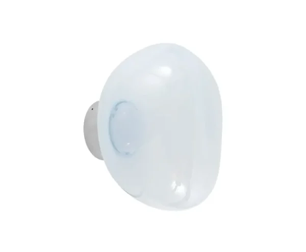 Secto Design Wandleuchten-Tom Dixon Melt Surface Mini LED Wandleuchte, Opal - Silber