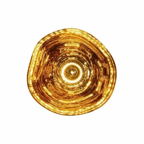Nuura Wandleuchten-Tom Dixon Melt Surface Mini LED-Wandleuchte, Gold