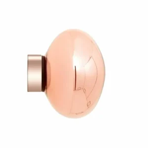 Nuura Wandleuchten-Tom Dixon Melt Surface Mini LED-Wandleuchte, Kupfer