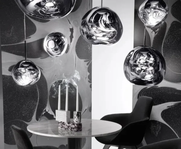 Nuura Wandleuchten-Tom Dixon Melt Surface Mini LED-Wandleuchte, Gold