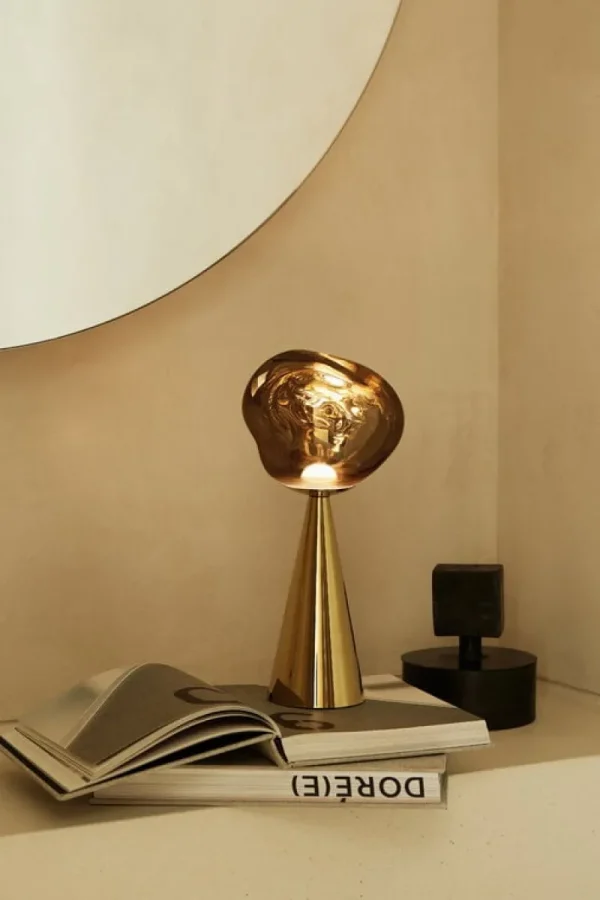 Tom Dixon Außenbeleuchtung | Tischlampen^Melt tragbare LED-Tischleuchte, gold