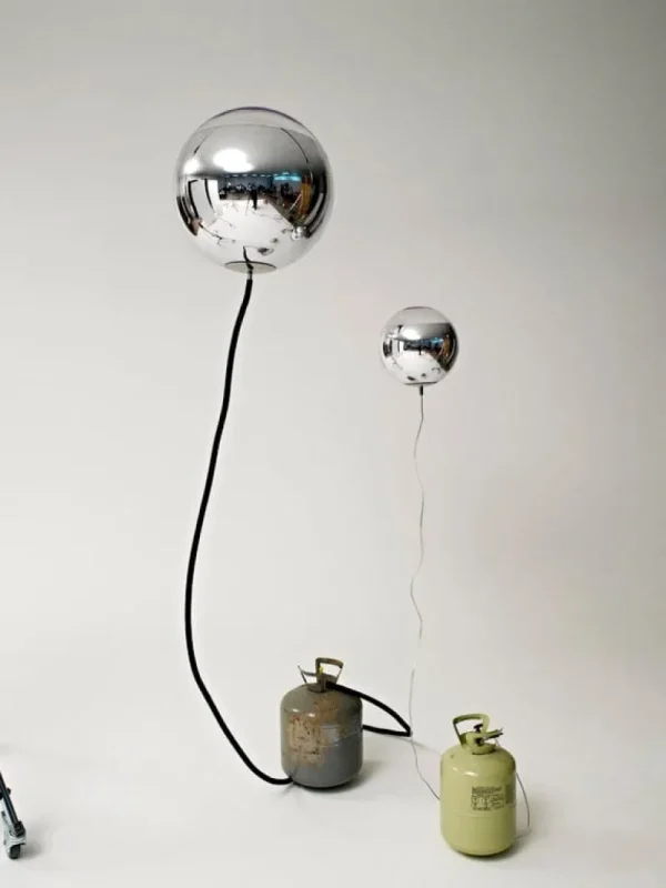 Secto Design Deckenleuchten-Tom Dixon Mirror Ball LED Pendelleuchte, 25 cm, Silber