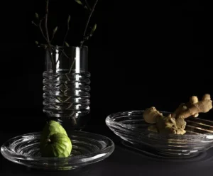 Tom Dixon Geschirr | Dekorationsgegenstände^Press Schale, groß, klar