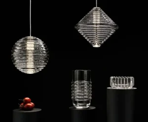 Tom Dixon Geschirr | Dekorationsgegenstände^Press Schale, klein, klar