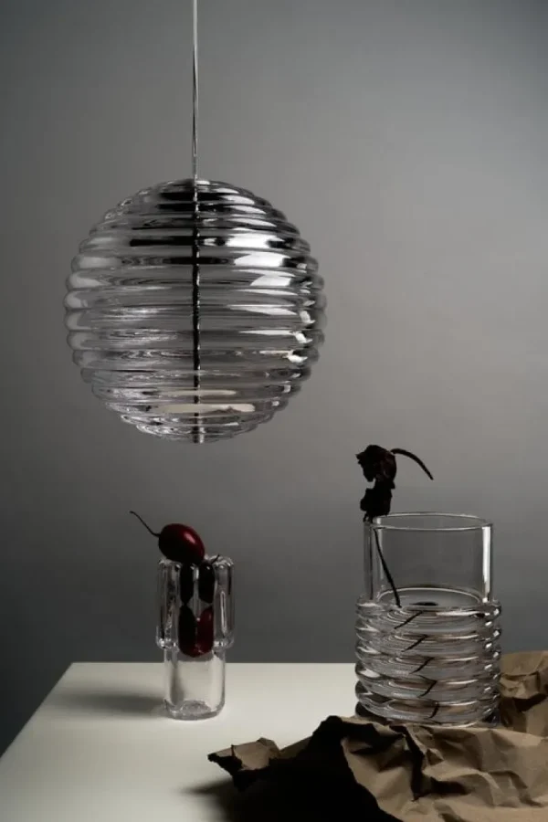 Tom Dixon Deckenleuchten-Press Sphere LED Pendelleuchte, 2700 K, klar