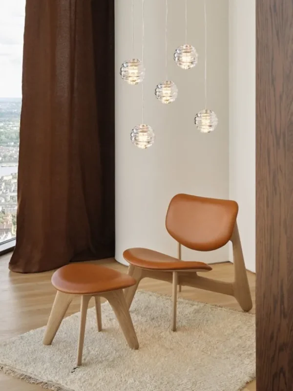 Kartell Deckenleuchten-Tom Dixon Press Sphere Mini LED Pendelleuchte, 2700 K, klar