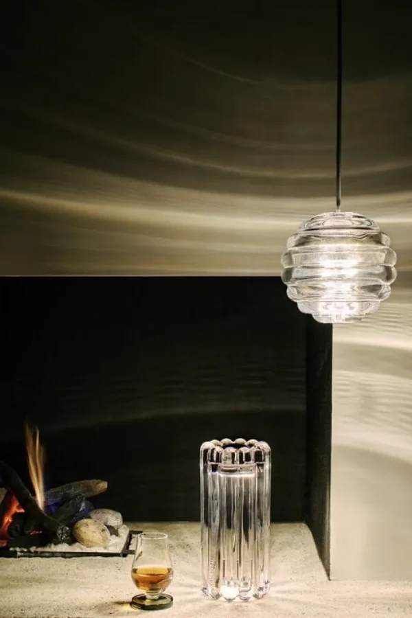 Kartell Deckenleuchten-Tom Dixon Press Sphere Mini LED Pendelleuchte, 2700 K, klar