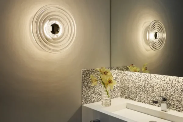 Tom Dixon Außenbeleuchtung | Badezimmerbeleuchtung^Press Surface LED Wandleuchte, 2700 K, klar