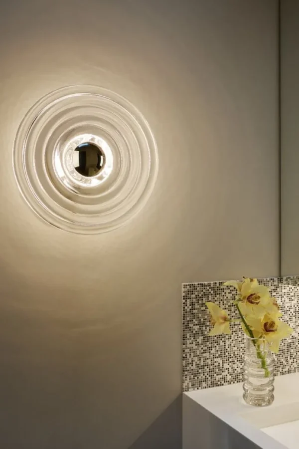 Tom Dixon Außenbeleuchtung | Badezimmerbeleuchtung^Press Surface LED Wandleuchte, 2700 K, klar