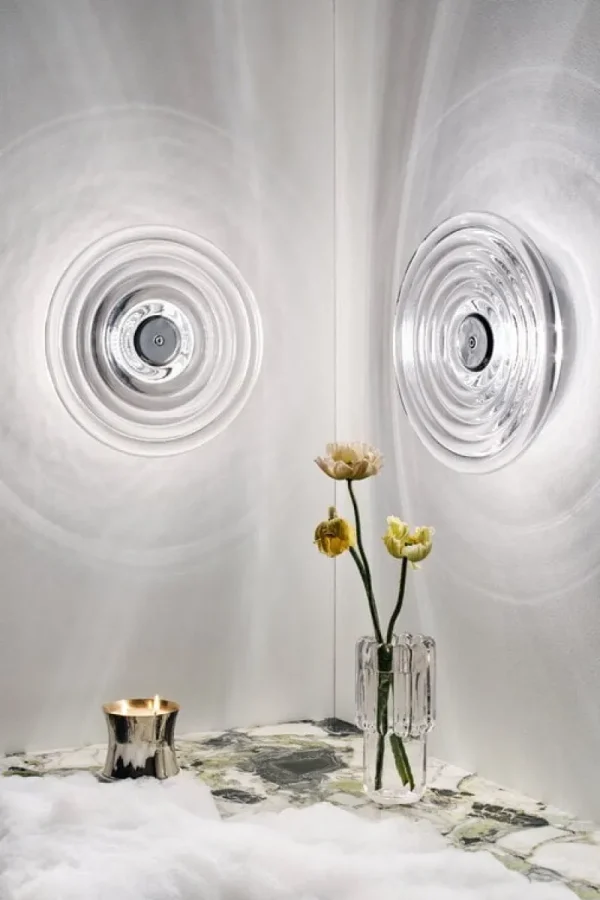 Tom Dixon Außenbeleuchtung | Badezimmerbeleuchtung^Press Surface LED Wandleuchte, 2700 K, klar