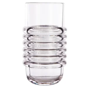 Klong Vasen-Tom Dixon Press Vase, groß, klar