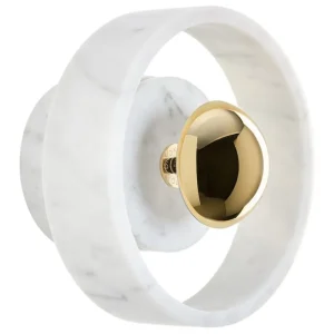 HAY Wandleuchten-Tom Dixon Stone Wandleuchte, Marmor weiß