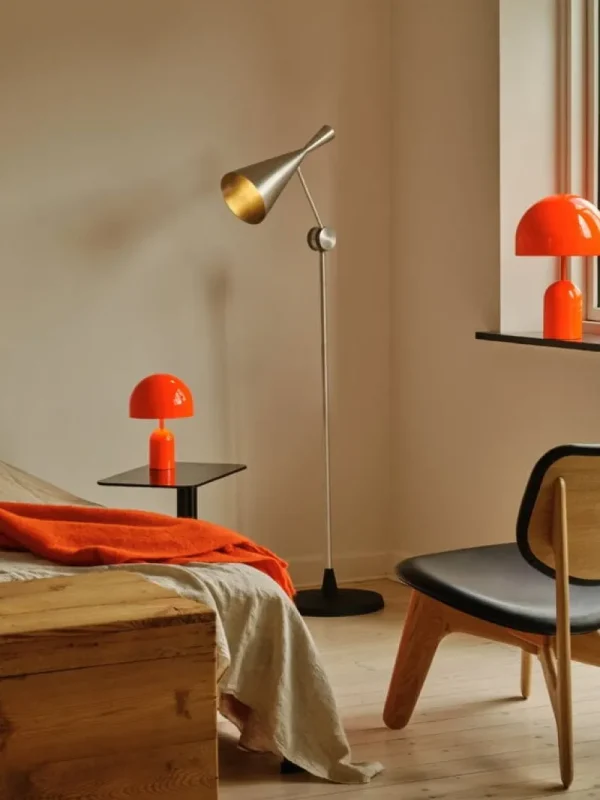 Marset Stehleuchten-Tom Dixon Unbeaten LED-Stehleuchte, Aluminium