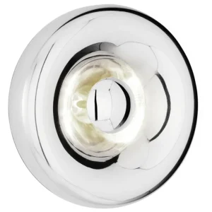 Tom Dixon Wandleuchten-Void Surface LED-Wandleuchte, Edelstahl