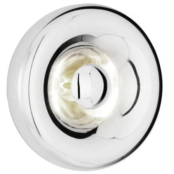 Tom Dixon Wandleuchten-Void Surface LED-Wandleuchte, Edelstahl