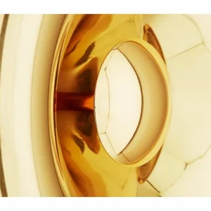 Artemide Wandleuchten-Tom Dixon Void Surface LED-Wandleuchte, Messing