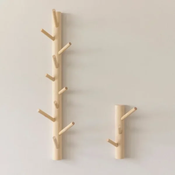 Tonfisk Design Garderoben Und Kleiderbügel^Lehto Garderobenständer, 20 cm, Kiefernholz