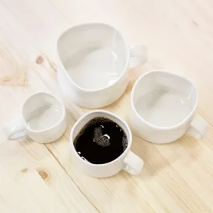 Tonfisk Design Geschirr^Touch Cappuccinotasse 160 ml, Weiß