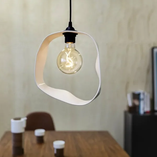 u00d6rsju00f6 Deckenleuchten-Tonfisk Design Utu Pendelleuchte, 26 cm, Weiß