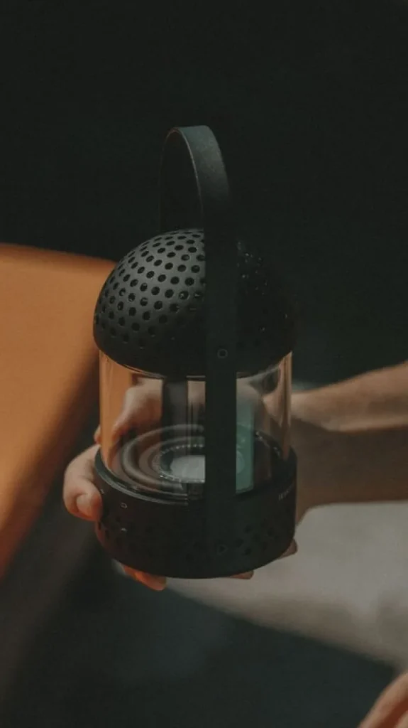 Transparent Unterhaltungselektronik^Light Speaker, schwarz