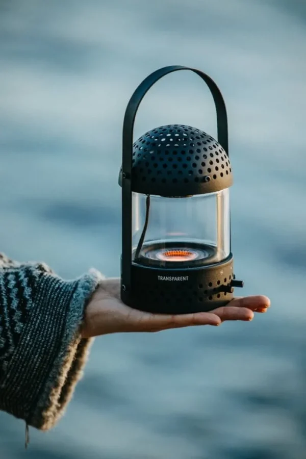 Transparent Unterhaltungselektronik^Light Speaker, schwarz