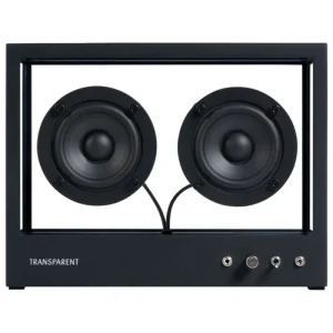 Transparent Unterhaltungselektronik^Small Speaker, schwarz