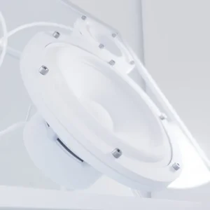 Transparent Unterhaltungselektronik^Speaker, weiß