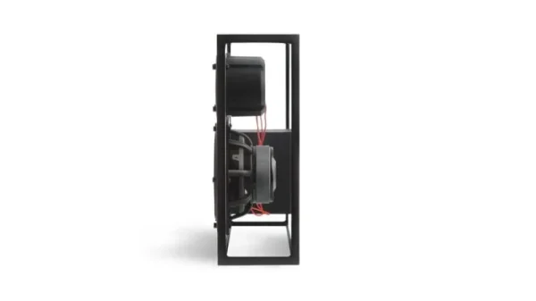 Transparent Unterhaltungselektronik^Speaker, schwarz - rot