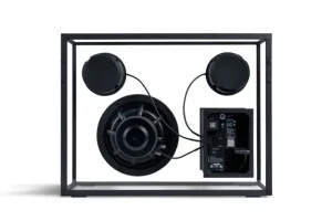 Transparent Unterhaltungselektronik^Speaker, schwarz