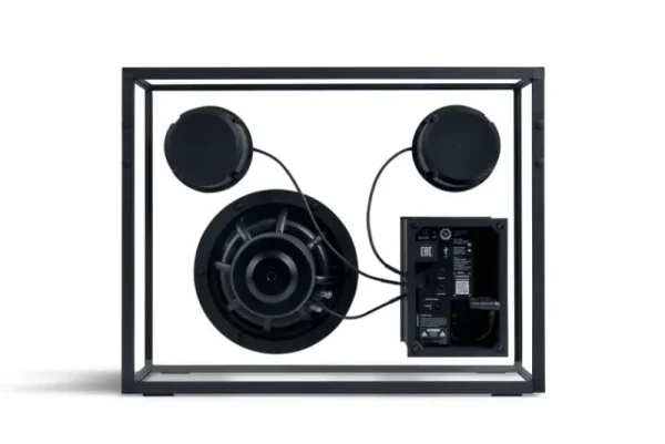 Transparent Unterhaltungselektronik^Speaker, schwarz