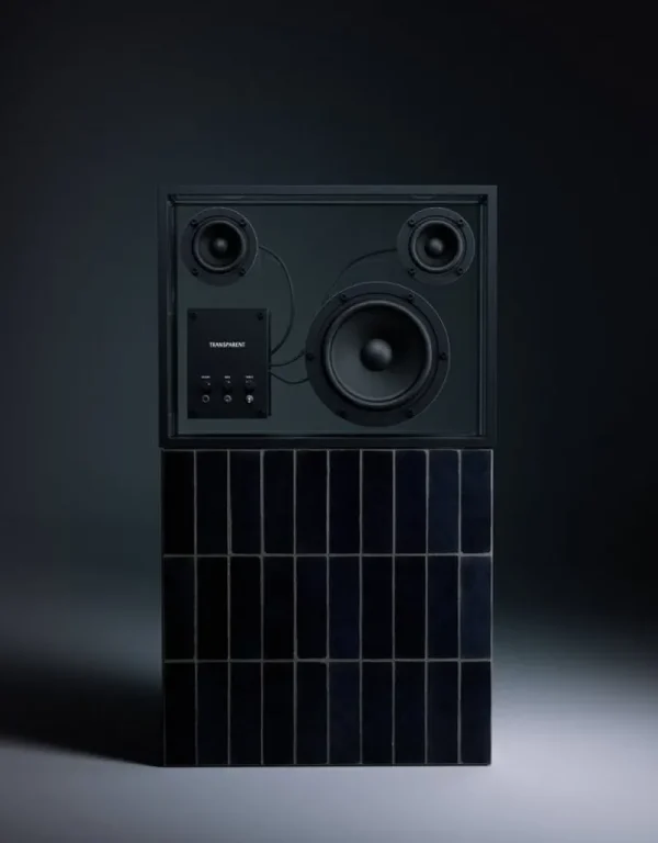 Transparent Unterhaltungselektronik^Speaker, schwarz