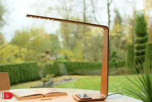 Tunto Bürobeleuchtung | Schreibtischlampen^Led8 Tischleuchte, Eiche