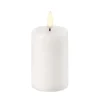 Audo Copenhagen Kerzen Und Kerzenhalter-Uyuni Lighting LED Stumpenkerze, 5 x 7,5 cm, Nordic White