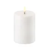 Skandinavisk Kerzen Und Kerzenhalter-Uyuni Lighting LED Stumpenkerze, 7,8 x 10 cm, Nordic White