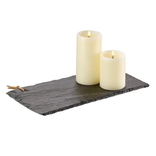 Skandinavisk Kerzen Und Kerzenhalter-Uyuni Lighting LED Stumpenkerze, 7,8 x 10 cm, Nordic White