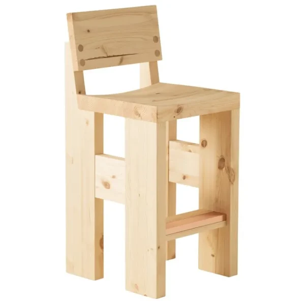 Woud Sitzgelegenheiten-Vaarnii 001 Barhocker, 65 cm, Kiefer