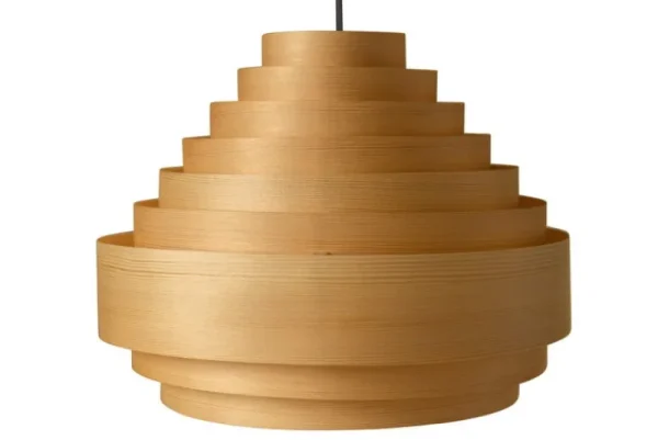 Normann Copenhagen Deckenleuchten-Vaarnii 1001 Hans Pendelleuchte, 38 cm, Kiefer